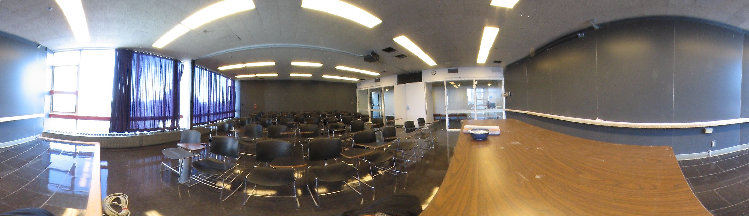 Lecture Hall SC 507 in science center, Harvard University 