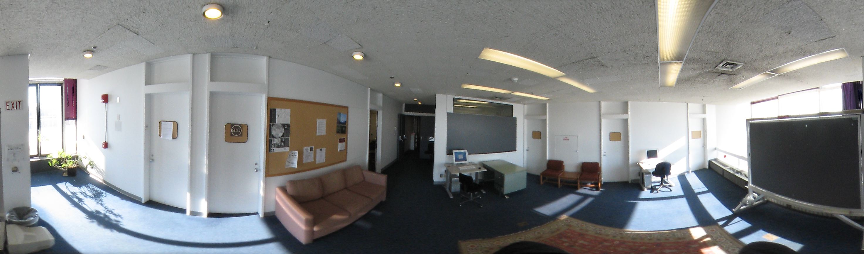 Fifth floor panorama from science center, Harvard University