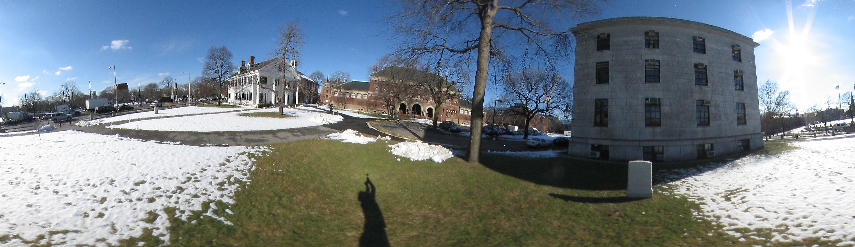 Harvard square near Harvard University