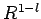 $ R^{1-l}$
