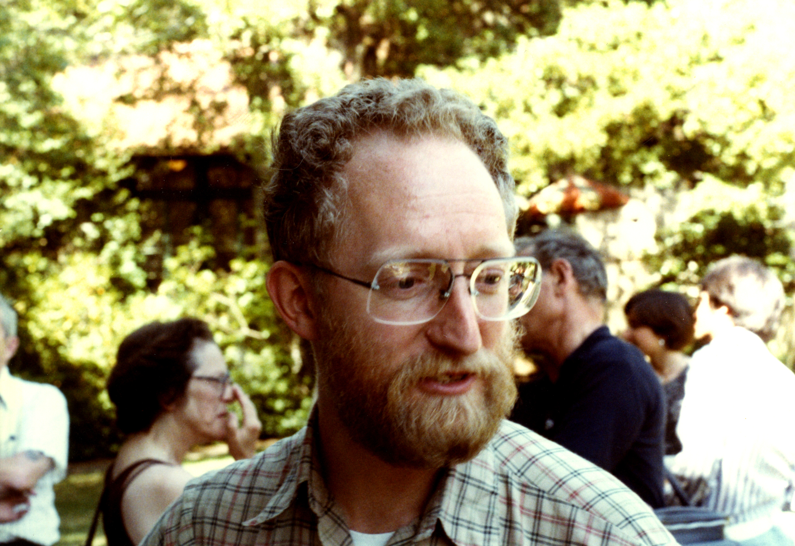 Oscar Lanford, at Oberwolfach. Photos by Geroge M. Bergman