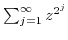$ \sum_{j=1}^{\infty} z^{2^j}$