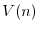 $V(n)$