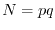 $N=pq$