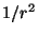 $1/r^2$
